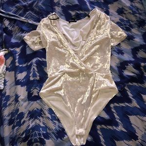 Velvet body suit